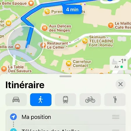 Les Marmottes-centre-ville-terrasse & Bois- T2-premium-parking Couvert-netflix-6 Pers Διαμέρισμα