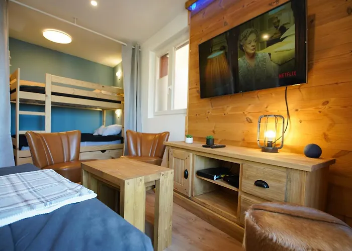 Apartamento Les Marmottes-centre-ville-terrasse & Bois- T2-premium-parking Couvert-netflix-6 Pers Font-Romeu-Odeillo-Via